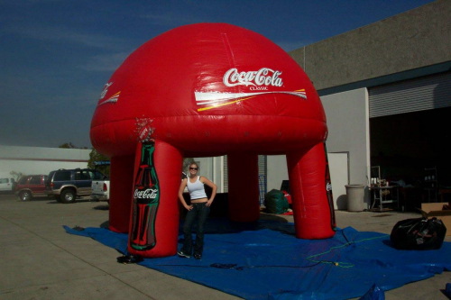 Miscellaneous Inflatables coke misting booth